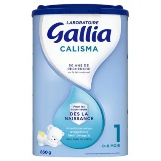 Gallia Calisma 1er Âge 0-6 Mois 830 g