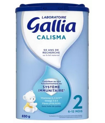 Gallia Calisma 2ème Âge 6-12 Mois 830 g