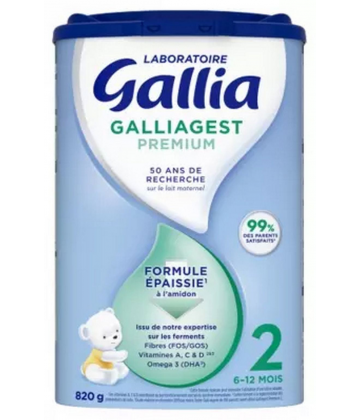 Gallia Galliagest Premium 2ème Âge 6-12 Mois 820 g