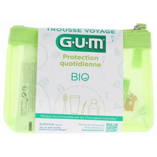 GUM Trousse Voyage Protection Quotidienne Bio