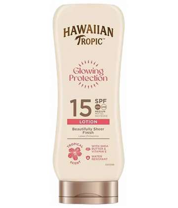 Hawaiian Tropic Glowing Protection Lotion Protectrice SPF15 180 ml
