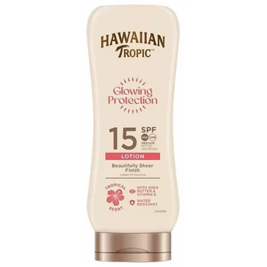 Hawaiian Tropic Glowing Protection Lotion Protectrice SPF15 180 ml