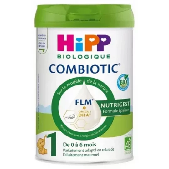 HiPP Combiotic 1 Lait pour Nourrissons Formule Épaissie de 0 à 6 Mois Bio 800 g