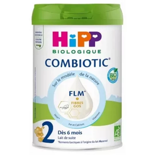 HiPP Combiotic 2 Lait de Suite dès 6 Mois Bio 800 g