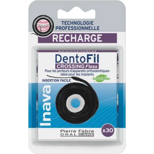 Inava Dentofil Crossing Floss Fil Dentaire Recharge 30 m