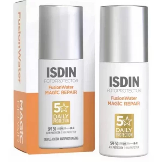 Isdin Fotoprotector Fusion Water Magic Repair Crème Solaire SPF50 50 ml