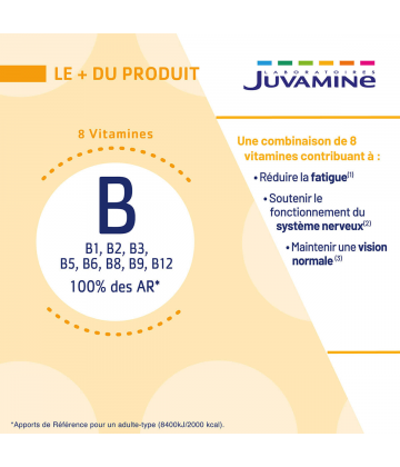 Juvamine Complexe Vitamines B Gélules x 30