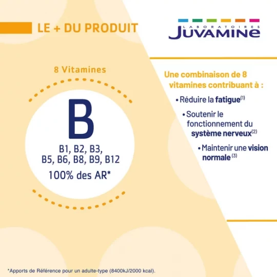 Juvamine Complexe Vitamines B Gélules x 30 - image 2