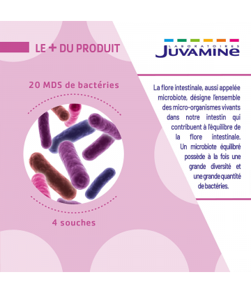 Juvamine ProBiotiques Ultra 20 Milliards Sticks x 10