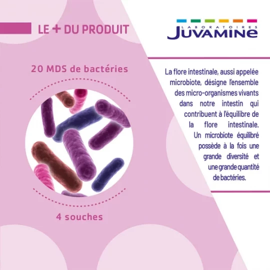Juvamine ProBiotiques Ultra 20 Milliards Sticks x 10 - image 3