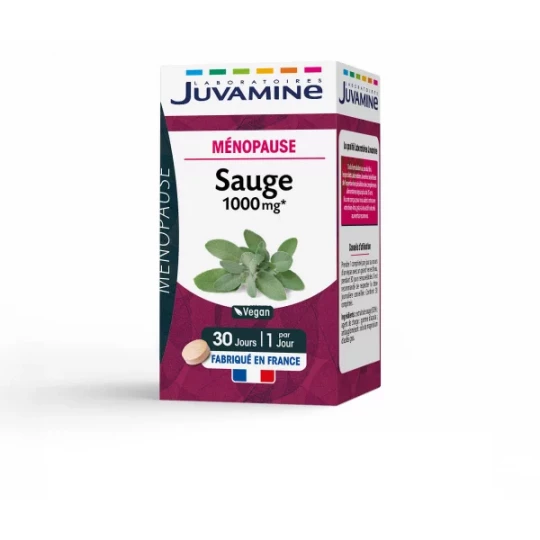 Juvamine Sauge 1000 mg Comprimés x 30
