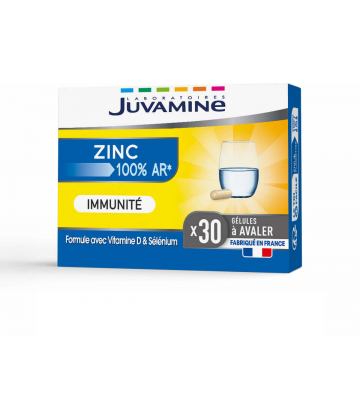 Juvamine Zinc Immunité Gélules x 30