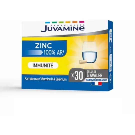 Juvamine Zinc Immunité Gélules x 30