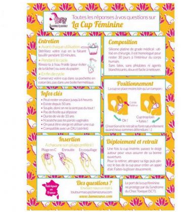 Lamazuna Cup Féminine Coupe Menstruelle Taille 2