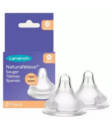 Lansinoh Natural Wave 2 Tétines 0 Mois et +