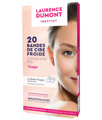 Laurence Dumont Institut Bandes de Cire Froide Visage Bandes x 20