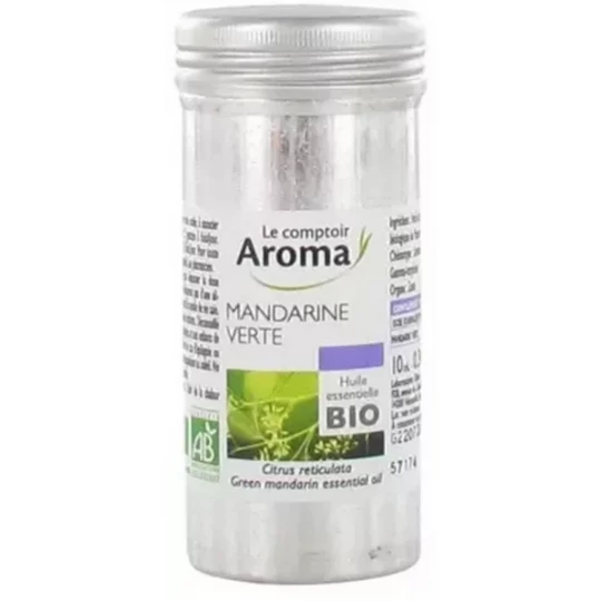 Le Comptoir Aroma Huile Essentielle Mandarine Verte (Citrus reticulata) Bio 10 ml