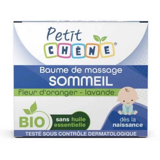 Les 3 Chênes Petit Chêne Baume de Massage Sommeil Bio 40 ml