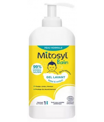 Mitosyl Gel Lavant Bébé et Enfant Bio 490 ml