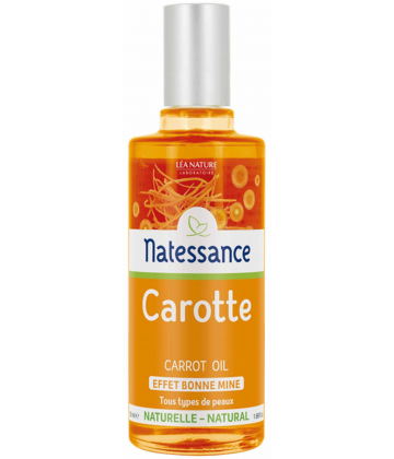 Natessance Huile Teint Hâlé Carotte 50 ml
