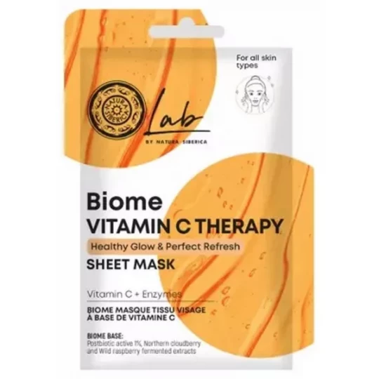 Natura Siberica Lab Biome Vitamine C Therapy Masque Tissu 25 g