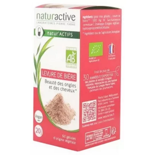 Naturactive Levure de Bière Bio Gélules x 60