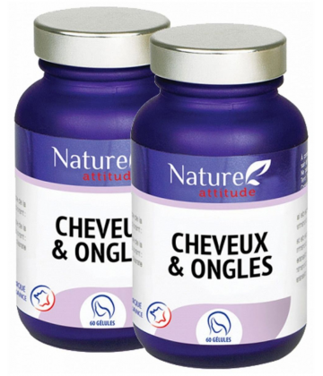 Nature Attitude Cheveux et Ongles Gélules 2 x 60