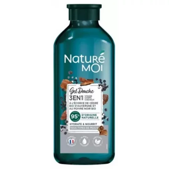 Naturé Moi Gel Douche 3en1 Cèdre et Poivre Noir 250 ml