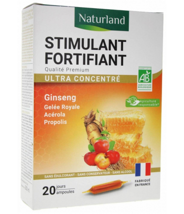 Naturland Stimulant Fortifiant Bio Ampoules x 20