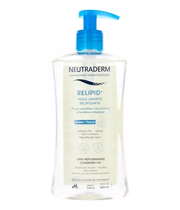 Neutraderm Relipid+ Huile Lavante Relipidante 400 ml