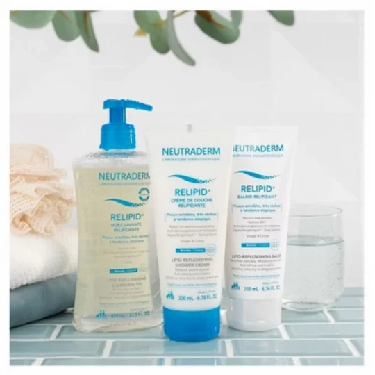 Neutraderm Relipid+ Huile Lavante Relipidante 400 ml - image 2