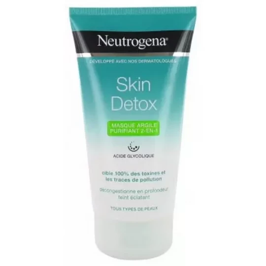 Neutrogena Skin Détox Masque Argile Purifiant 2 en 1 150 ml