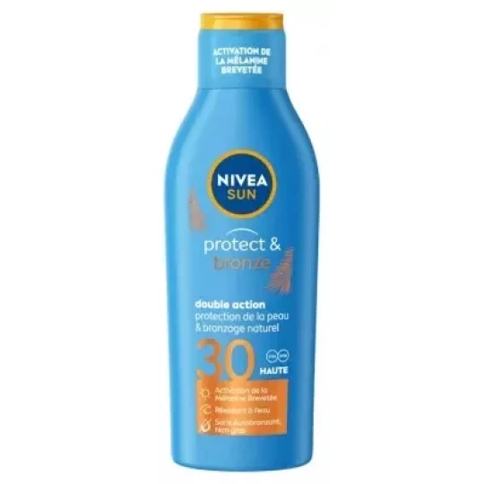 Nivea Sun Protect Bronze Double Action Lait Solaire SPF30 200 ml