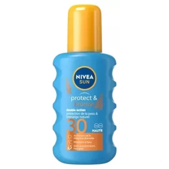 Nivea Sun Protect Bronze Double Action Spray Solaire SPF30 200 ml