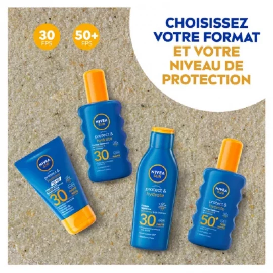 Nivea Sun Protect Hydrate Lait Solaire SPF30 200 ml - image 4