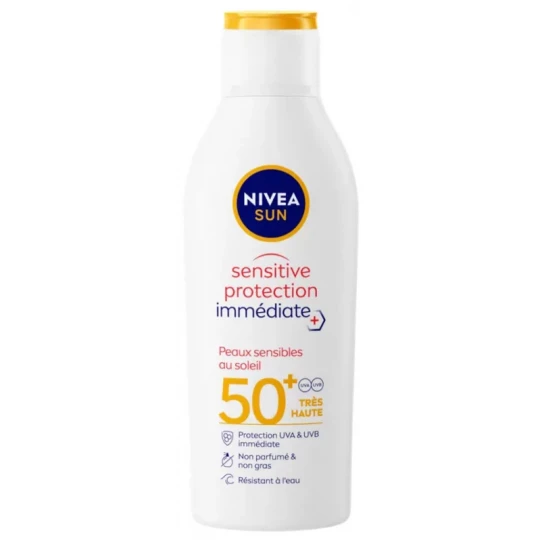 Nivea Sun Sensitive Protection Immédiate Lait Solaire SPF50+ 200 ml