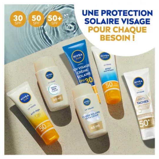 Nivea Sun UV Face Specialist Triple Protect Solaire SPF50+ 40 ml - image 2