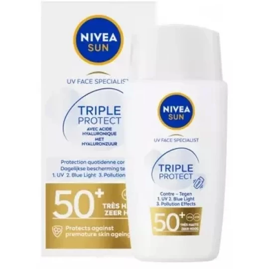 Nivea Sun UV Face Specialist Triple Protect Solaire SPF50+ 40 ml