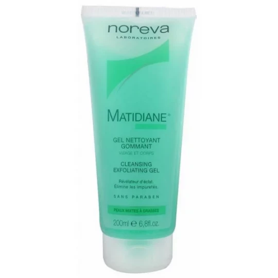 Noreva Matidiane Gel Nettoyant Gommant 200 ml