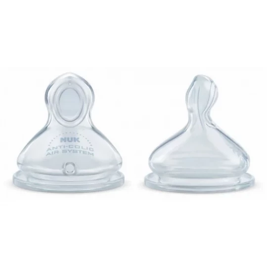 NUK First Choice + Tétines Physiologiques 6-18 Mois - Type : Pour tout type de liquide