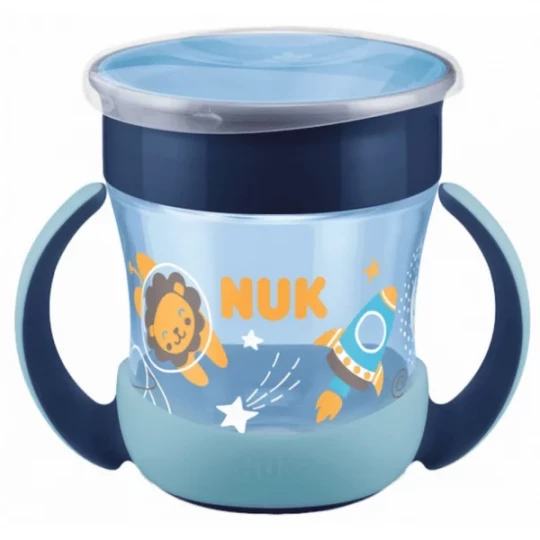 NUK Mini Magic Cup Night 160 ml 6 Mois et + - Couleur : Bleu