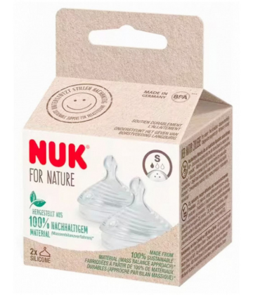 NUK Nature Sense Tétines Silicone Taille L x 2