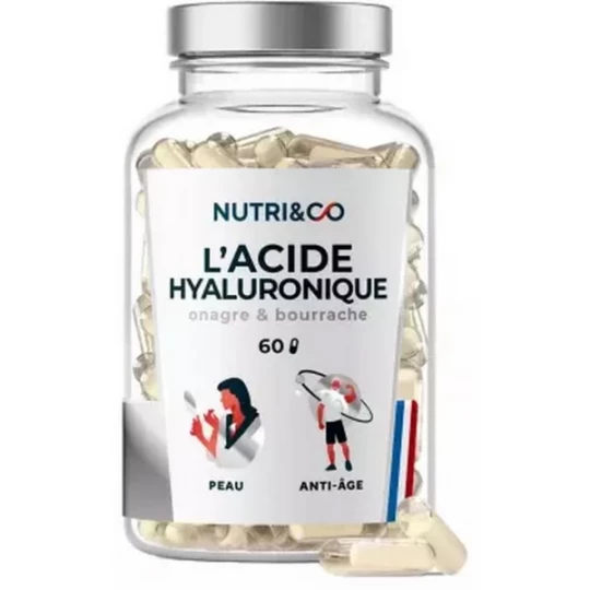 NutriCo l'Acide Hyaluronique Onagre Bourrache Gélules x 60