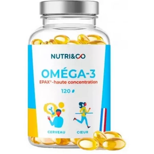 NutriCo Oméga 3 Capsules x 120