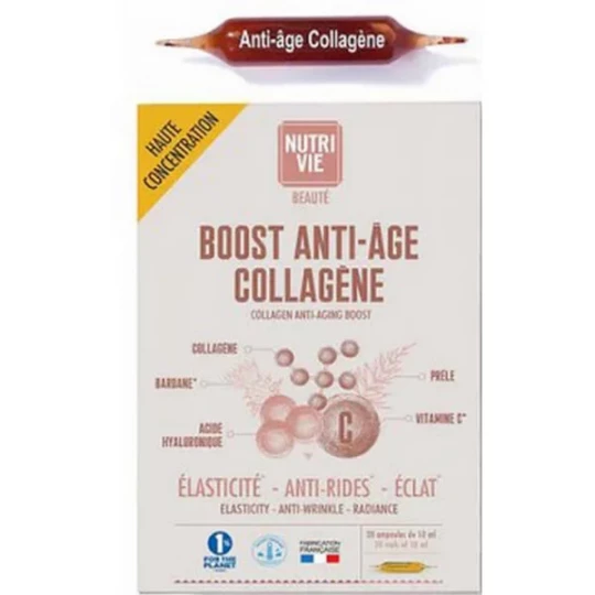 Nutrivie Boost Anti-Âge Collagène Ampoules x 20