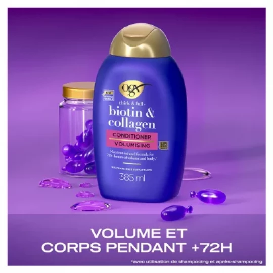 Ogx Après-Shampoing Biotine et Collagène 385 ml - image 4