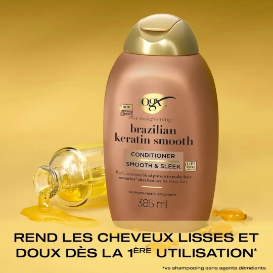 Ogx Après-Shampoing Kératine du Brésil 385 ml - image 3
