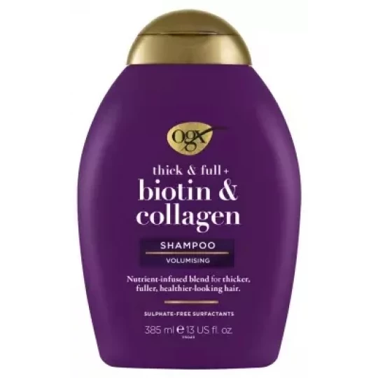Ogx Shampoing Biotine et Collagène 385 ml