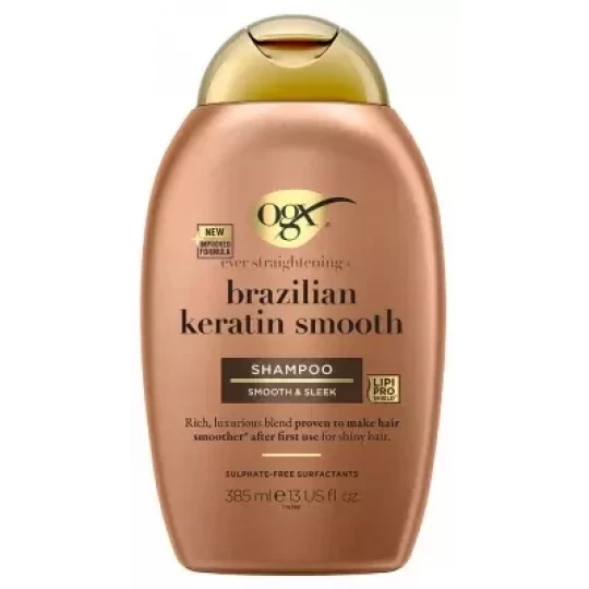 Ogx Shampoing Kératine du Brésil 385 ml