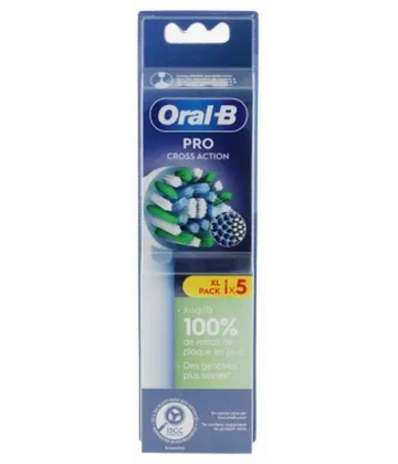 Oral-B Pro Cross Action Brossettes de Rechange x 5
